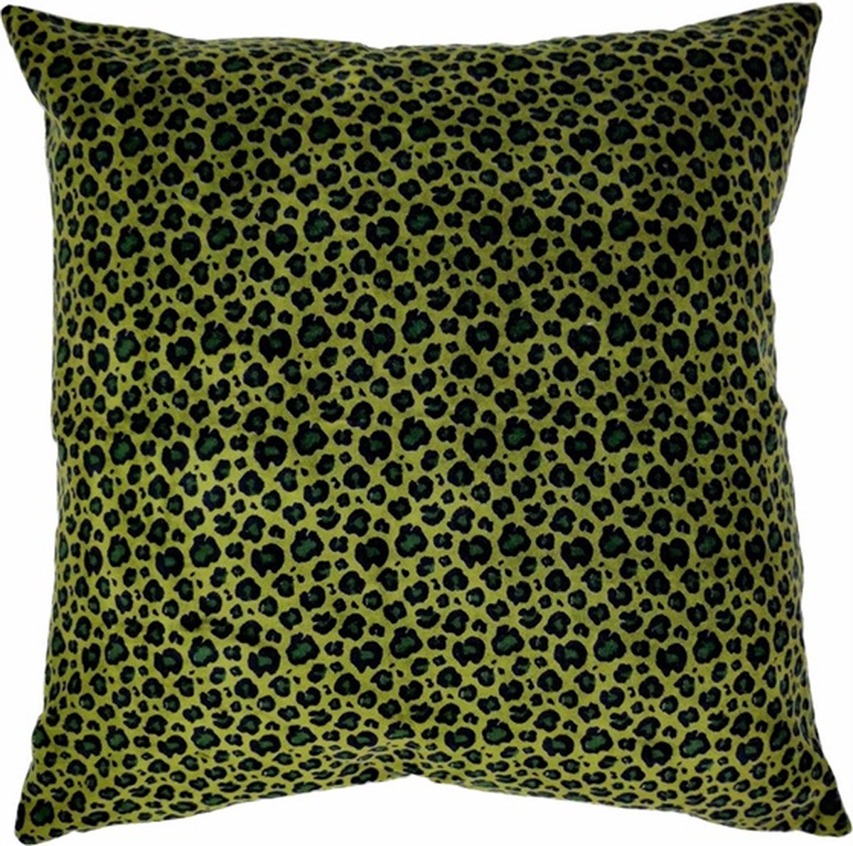 Leopard Cedar Groen Kussen -45 X 45