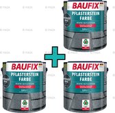 BAUFIX Impregnerende Tuintegel verf antraciet grijs Voordeelverpakking 22,5 m²