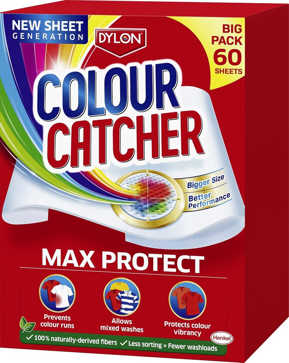 Goedkoopste Dylon Colour Catcher Anti-doorloop doekjes - 60 stuks