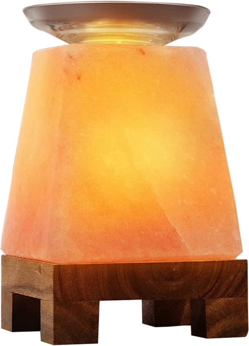 Himalayan Zout Theelichthouder Aroma Cave Vorm - Rustgevend Licht en Aromatherapie