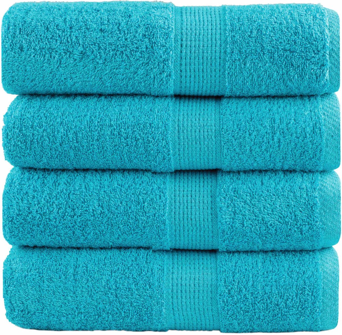 Gastendoekjes 4 st 600 g/m 30x50 cm 100% katoen antracietkleur