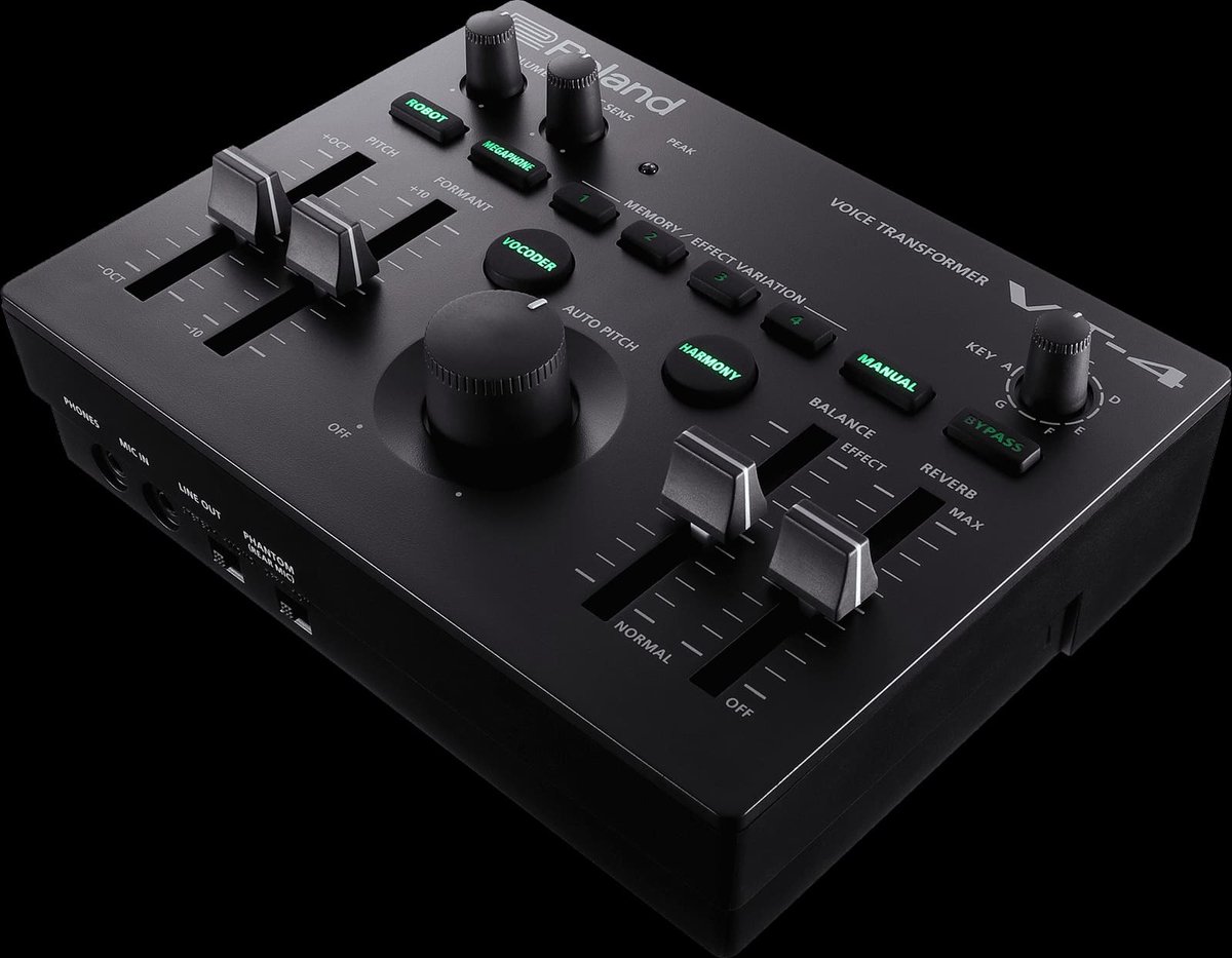 Roland VT-4 DJ-controller Zwart | bol