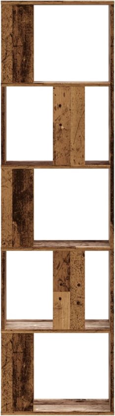 vidaXL Boekenkast 80x25x175 cm massief mangohout | Leen Bakker