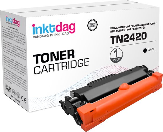 Inkday propre marque Brother TN-2420 toner noir (avec puce!)