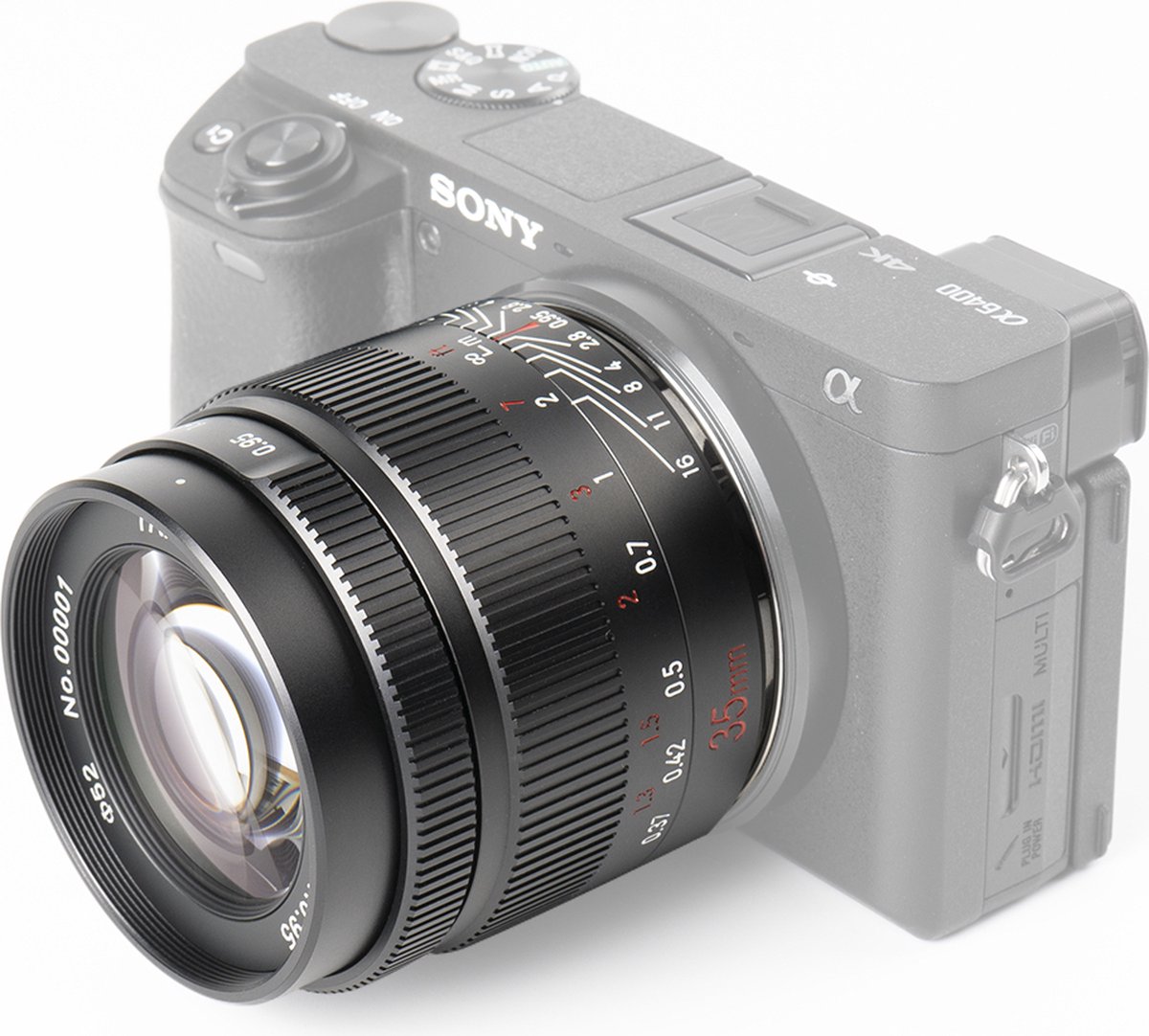Objectif 35mm F0.95 7artisans Pour Appareils Panasonic/Olympus M4/3 - Noir