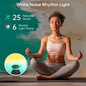 Xcruiser EDUP IN Wake Up Light Lichtwekker Smart Wekker Simuleert Zonsopgang Bluetooth Speaker APP Bediening 4 Wekker Snooze 16 miljoen Nachtlampje 7 Natuurlijke Tonen Dimbaar USB Aansluiting Radio Adapter Wit