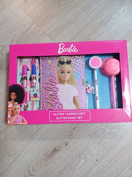 Barbie glitterdagboek met accessoires van Barbie — afbeelding 2