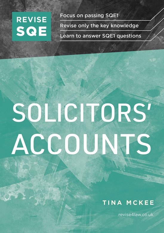 Revise SQE Solicitors' Accounts - cover