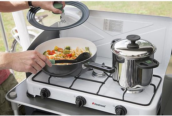 Bo-Camp - Wokpan - Sprint ECO - Afneembare steel - Ø 24 cm van Bo-Camp — afbeelding 4