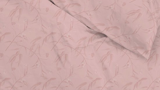 Zohome Dekbedovertrek Fiori-di-Satinado - Abstract Bedlinnen - 200x220 - Roze - Dekbedhoes van 100% Katoen-Satijn van Merkloos — afbeelding 3