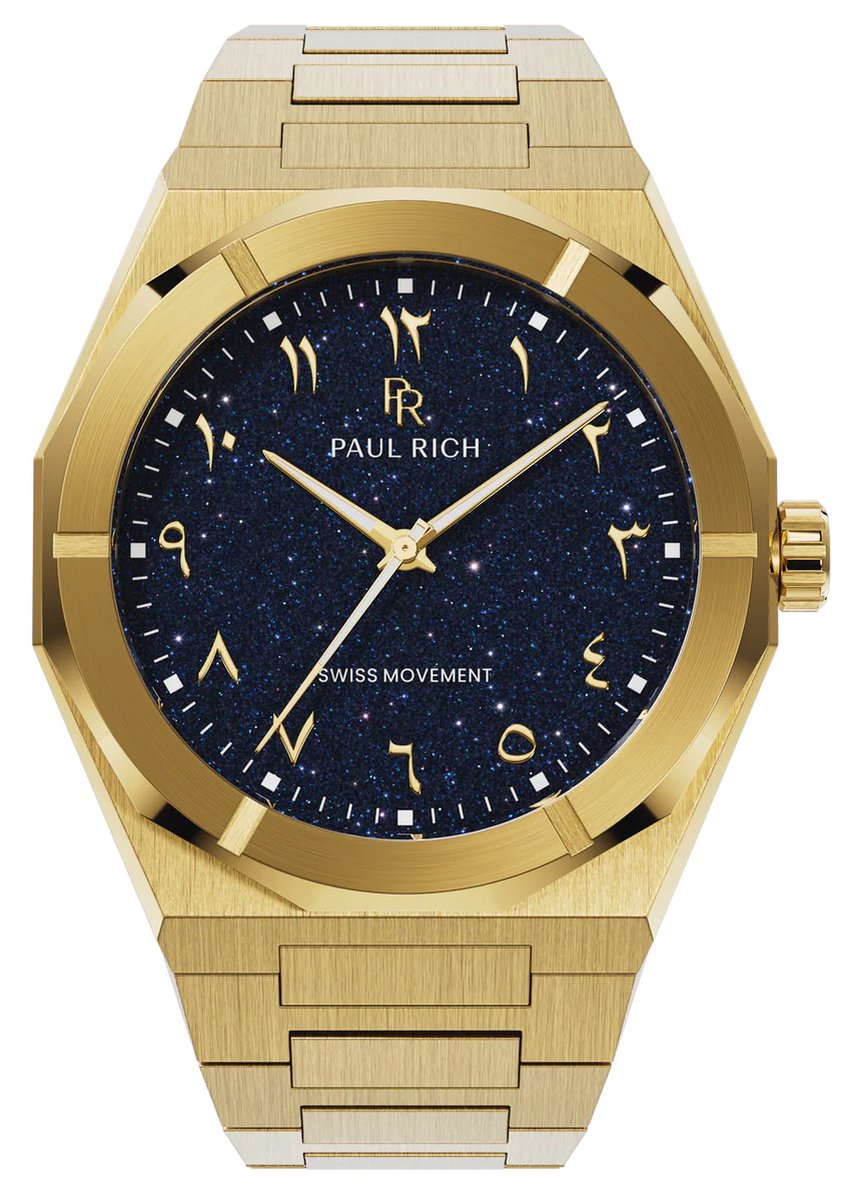 Paul Rich Star Dust II Desert Gold ARAB202 horloge