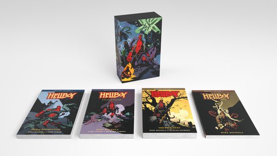Hellboy Omnibus Boxed Set - complete series volumes 1-4 - Mike