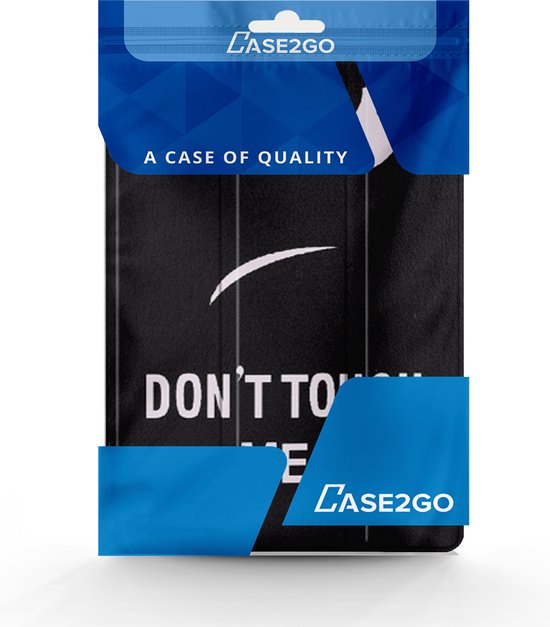 Case2go - Housse de tablette adaptée à OnePlus Pad 2 (2024)/ OnePlus Pad Pro - Housse à trois volets - Fonction Auto/Réveil - Don't Touch Me
