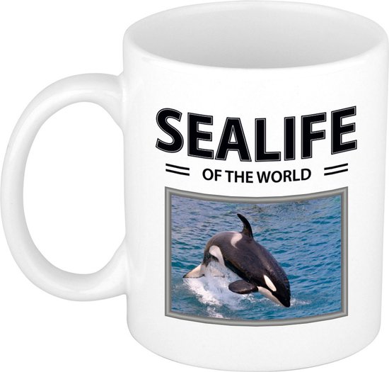 Mug Céramique Fait Main Orque Noir - Décoratif, Souvenir, Fabrication Française 2023, Thème Animal/marin
