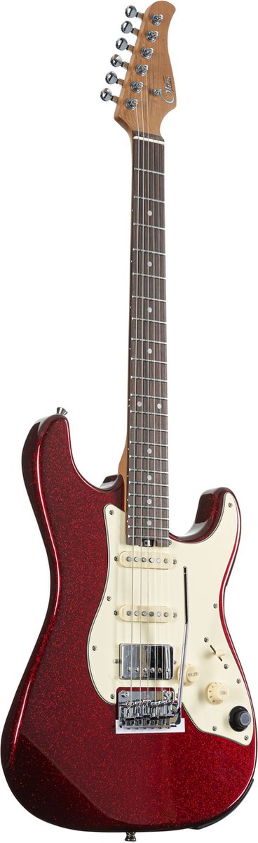 Mooer Audio GTRS Standard 800 Intelligent Guitar Metal Red - ST-Style elektrische gitaar