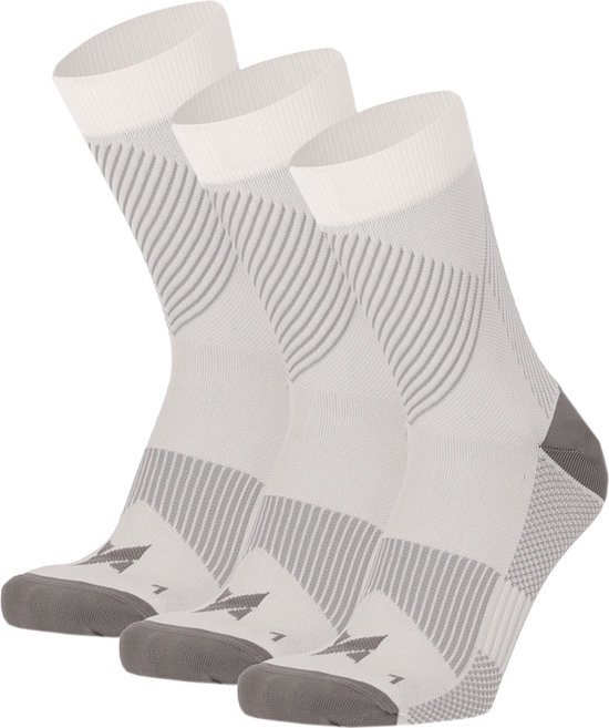 Sport compressie quarter sokken - 3-Pak - Unisex - Maat 35 t/m 48 - Sportsokken
