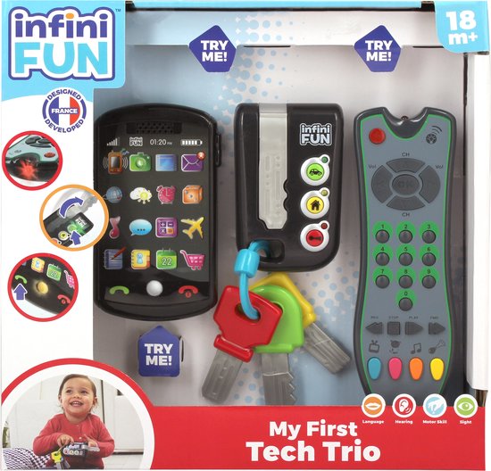 Jumbo - InfiniFun - Mijn eerste tech trio - Speelgoed vanaf 1 jaar van Jumbo — afbeelding 4
