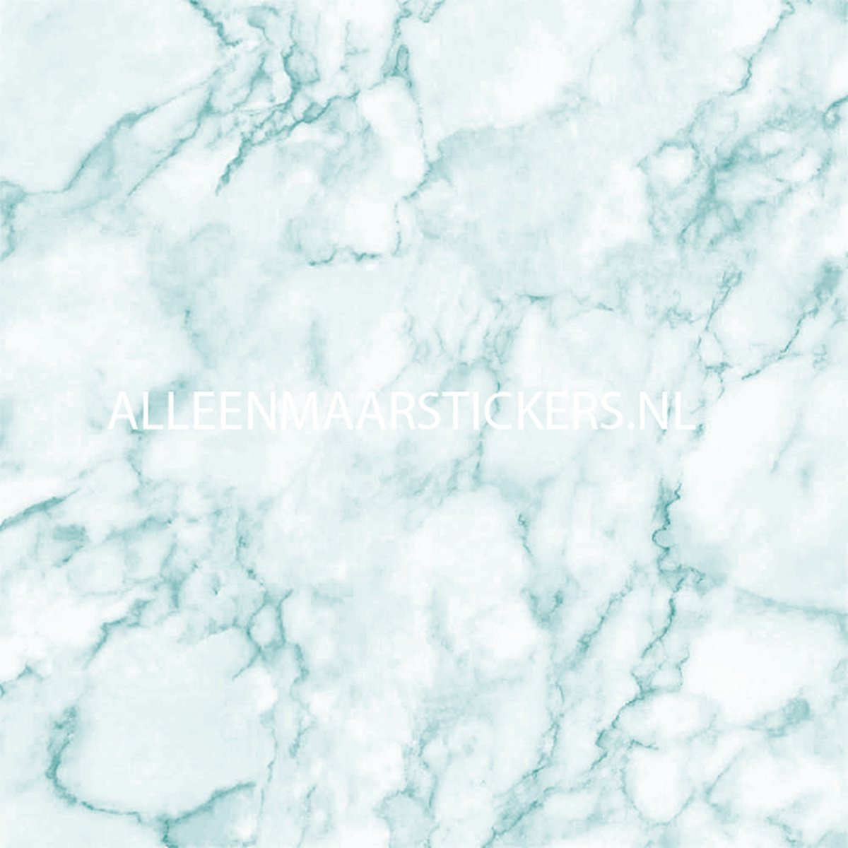 15 tegelstickers marmer aqua met goud 15cm x 15cm - backsplash - peel and stick - plakfolie - voor badkamer, keuken of toilet - zelfklevend