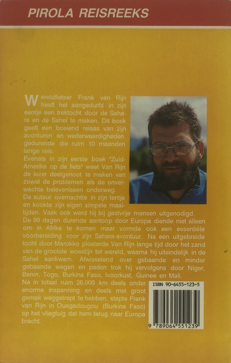 OP DE FIETS DOOR SAHARA EN SAHEL - back cover