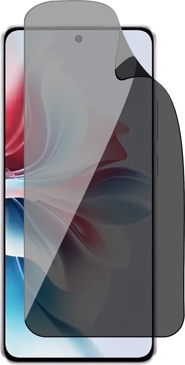 Privacy Screenprotector geschikt voor Oppo Reno 11F - 1x FlexGuard Screen Protector
