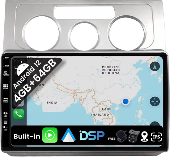 BXLIYER Android 12 Auto Radio voor VW Touran (2006-2009): Upgrade uw ...