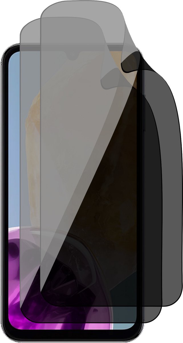 Privacy Screenprotector geschikt voor Samsung Galaxy M15 - 2x FlexGuard Screen Protector