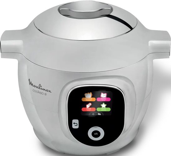 Foto: Moulinex cookeo ce854b10 intelligente hogedruk multicooker 6 liter met 6 programma s 80 recepten grijs