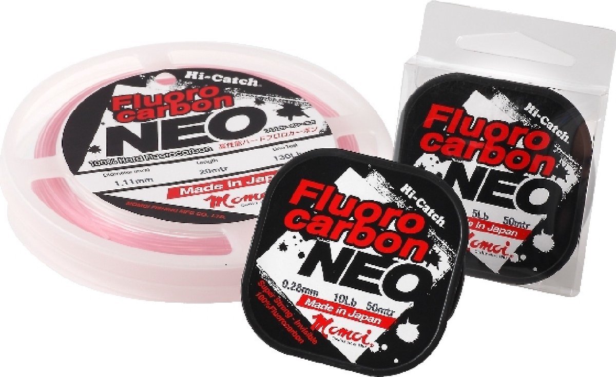 Momoi Fc Hi-Catch Fluorocarbon Neo Clear 50Mt. 0.26 mm 4.10kg