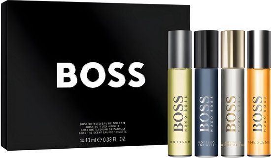 Hugo Boss - Cadeauset - 4x10 ML - The Scent - Bottled EDT - Bottled Infinite - Bottled EDP - Vaderdag - Cadeau - Geschenk