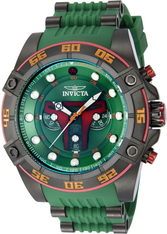 Invicta Star Wars - Boba Fett 40084 Quartz Herenhorloge - 52mm