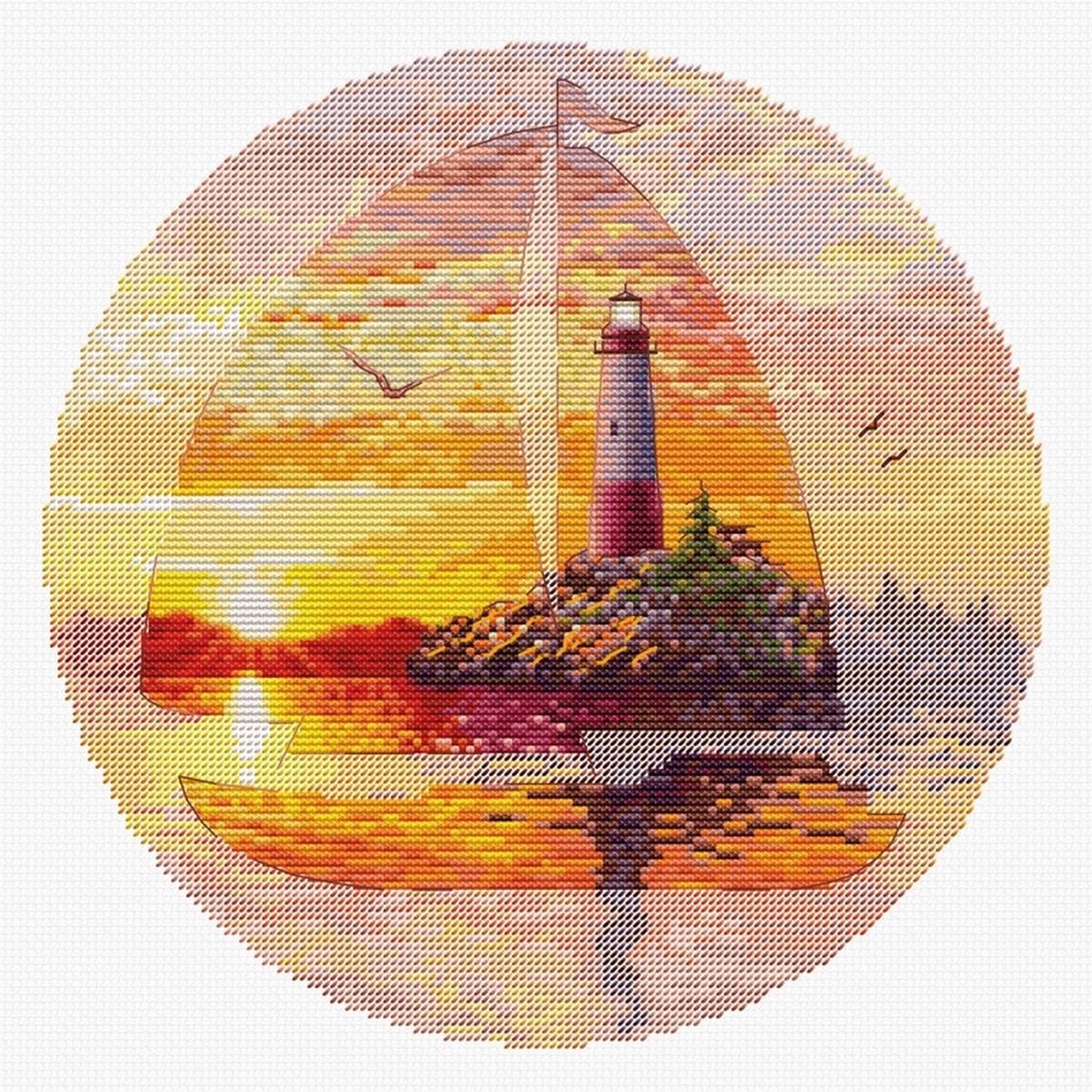 Borduurpakket HobbyJobby - Towards the Dreams - Naar de droom