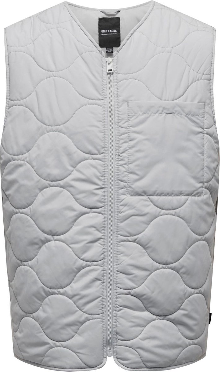 ONSART QUILT LINER VEST OTW VD Grijs