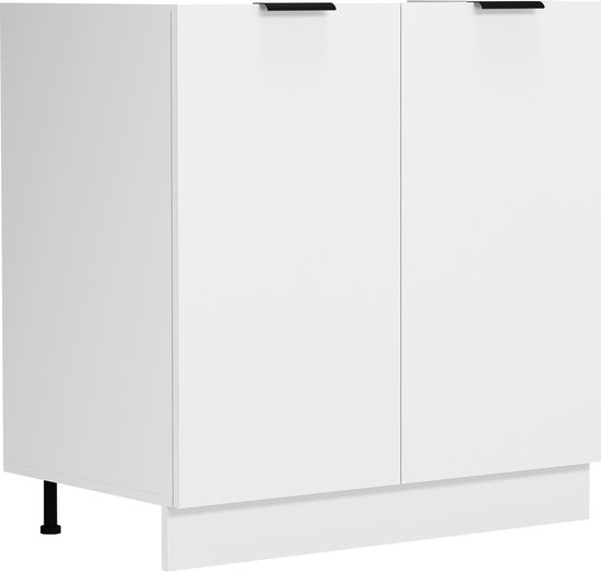 VCM Spülenunterschrank Breite 80 cm Spülschrank Unterschrank Spüle Küche Fasola