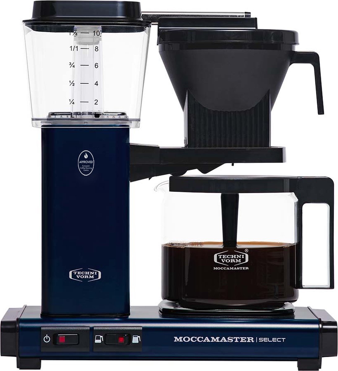 Bol.com Moccamaster KBG Select - Koffiezetapparaat - Midnight Blue – 5 jaar garantie aanbieding