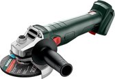 Metabo W18 7-125 | Meuleuse d'angle à batterie | 18 V | 125 mm | 8500 /min | Sans batterie ni chargeur | dans la métaBOX 602371840