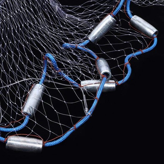 Vissen Werpnet - Draagbaar Duurzaam Hand Gooi Visnet Net Vangst Visnet Trap Accessoire(3.6m