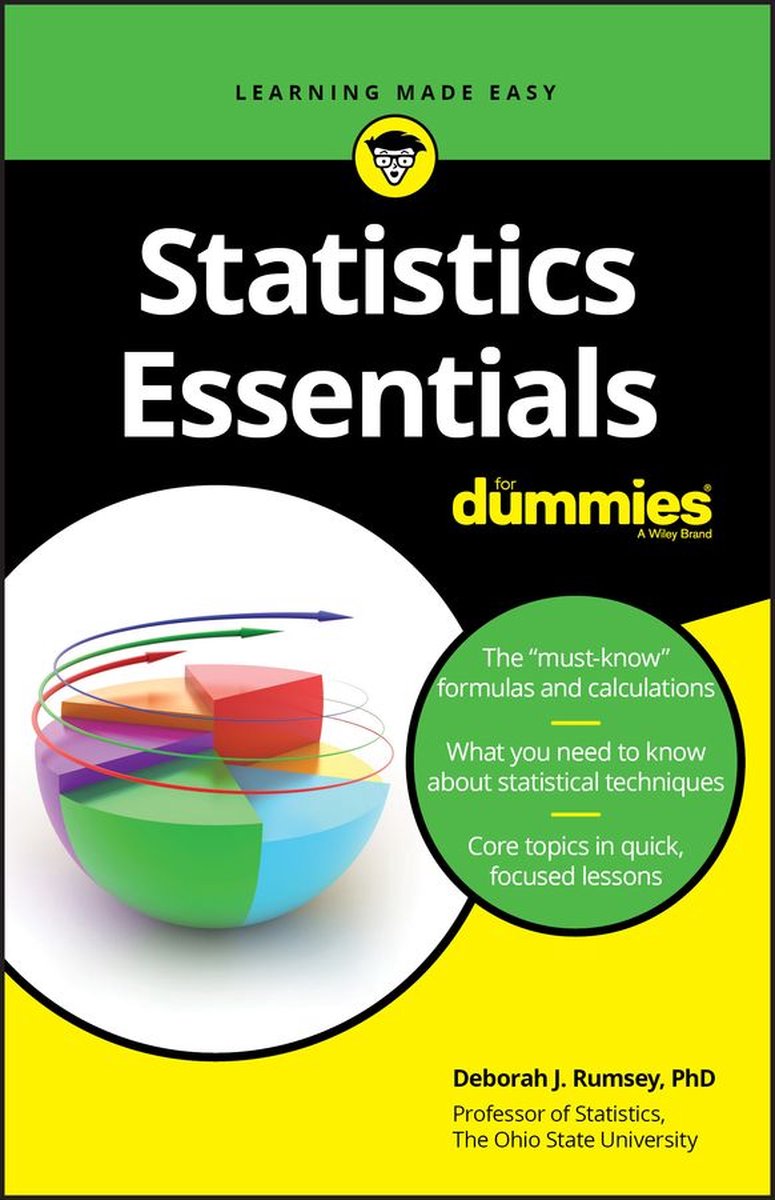 Omslag van Statistics Essentials For Dummies