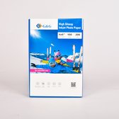 G&G fotopapier- A6 -glanzend - 10x15cm - 200g/m-100 vellen