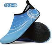 Livano Waterschoenen Voor Kinderen & Volwassenen - Aqua Shoes - Aquaschoenen - Afzwemschoenen - Zwemles Schoenen - Hemelsblauw - Maat 45.5-46