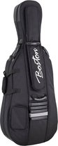 deluxe cello bag 4/4, black 1680D nylon, 25mm polyethylene foam padding with luxe velour interior Boston CT-1044