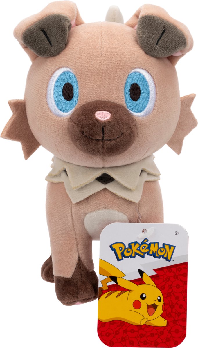 Pokémon Knuffel - Rockruff 20 cm — afbeelding 5