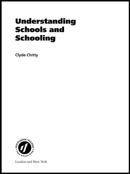 Understanding Schools and Schooling - cover