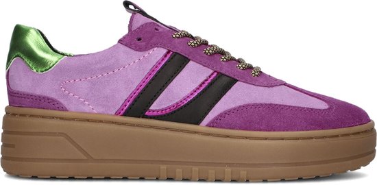 Omoda Anemone Lage sneakers - Dames - Paars - Maat 43