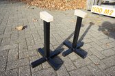 Poteaux d'équilibre Acro turn HIGH lot de 2 acier/bois noir