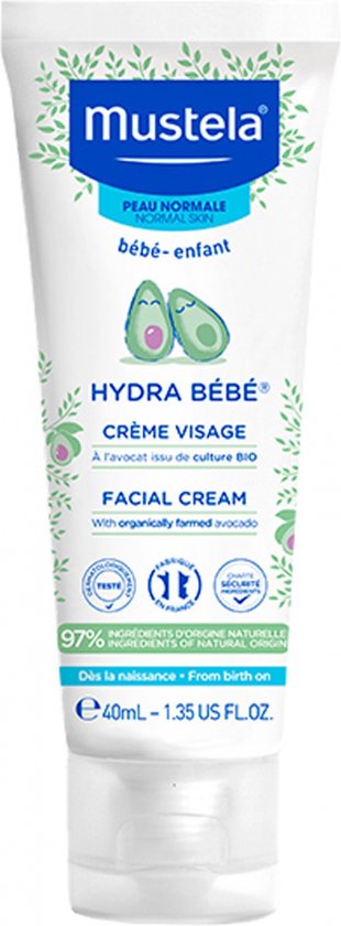 Mustela Baby Gezichtscrème Normale Huid - 40 ml