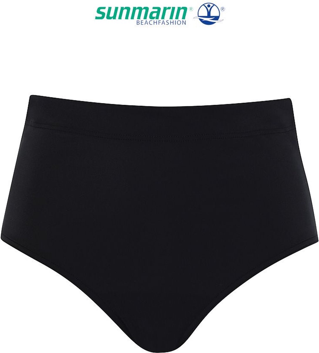 Sunmarin - Hoge Bikinislip - Zwart - Maat 46