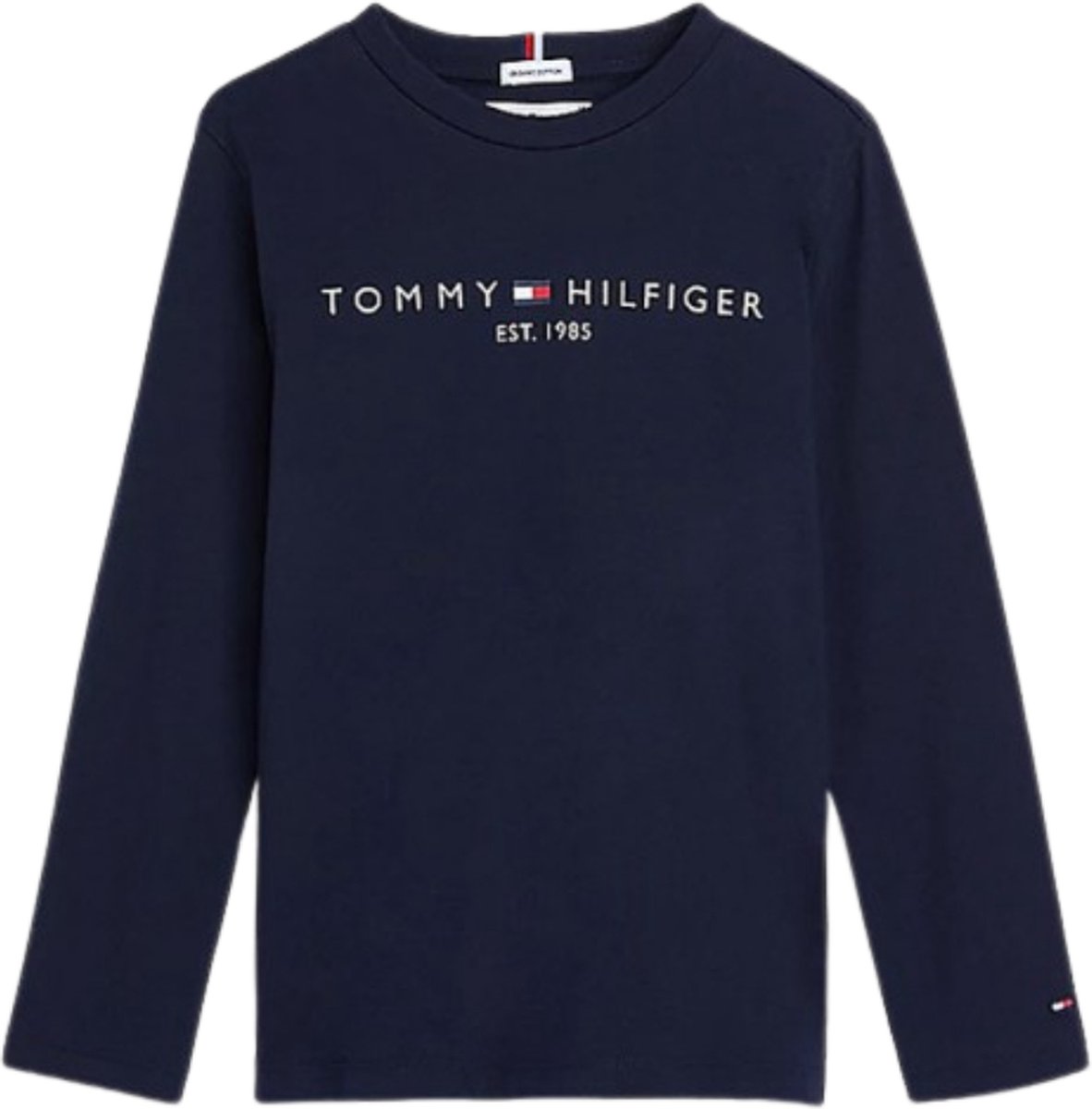 Tommy Hilfiger U ESSENTIAL TEE L/S, DW5 Unisex T-Shirt - Desert Sky - Maat 12
