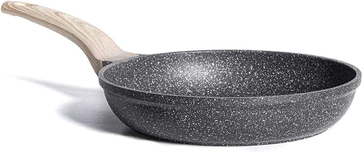 CAROTE Graniet Fry Pan - Omelet Pan met Niet Sticky Coating - 24cm Inductie Pan