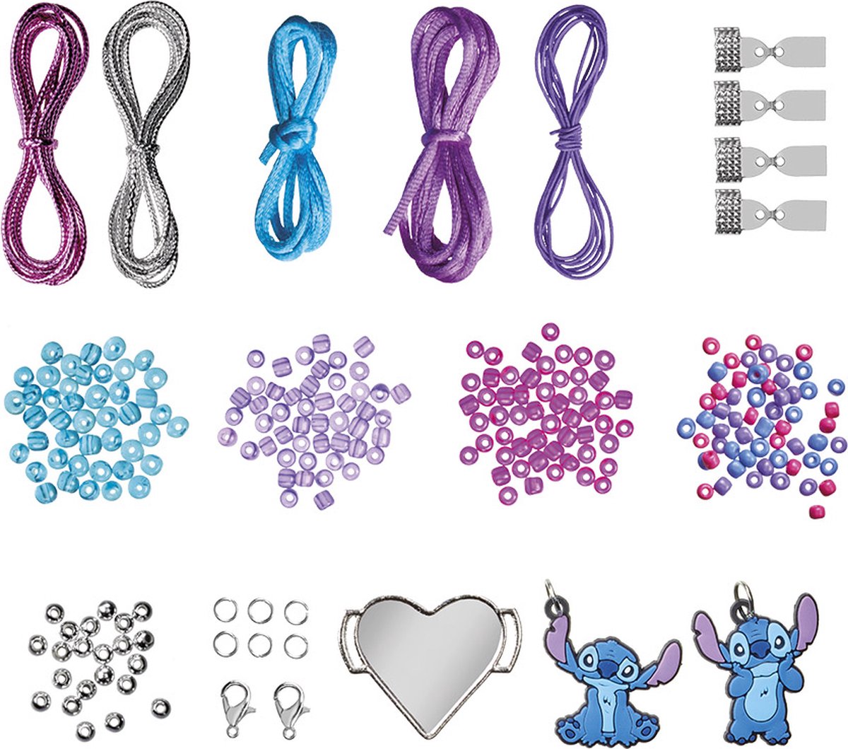 Disney Stitch Totum 3 in 1 knutselset XL - armbandjes, gips gieten, diamond painting magneten en sleutelhanger knutselen - creatief speelgoed cadeau tip knutselen jongens en meisjes vanaf 5 jaar — afbeelding 3