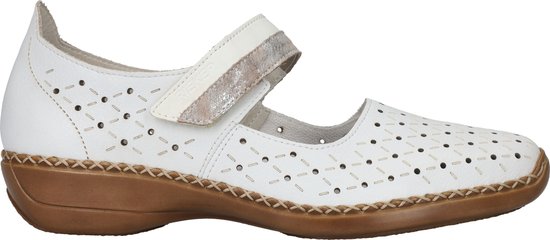 Rieker - Femme - blanc cassé/écru/perle - ballerines & mocassins - pointure 41